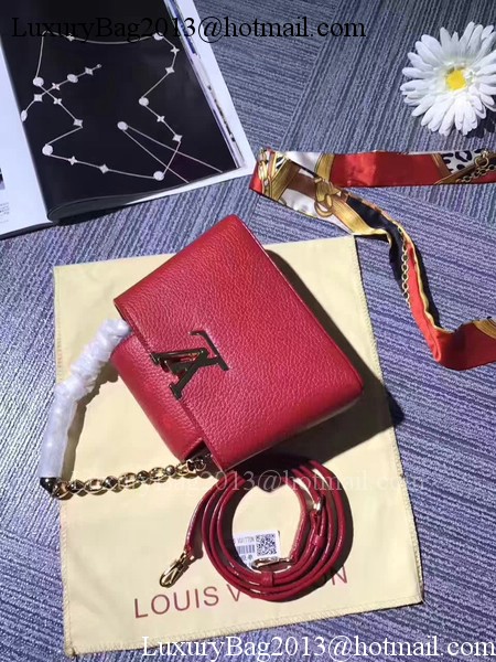 Louis Vuitton originalElegant Capucines Bags M42935 Red