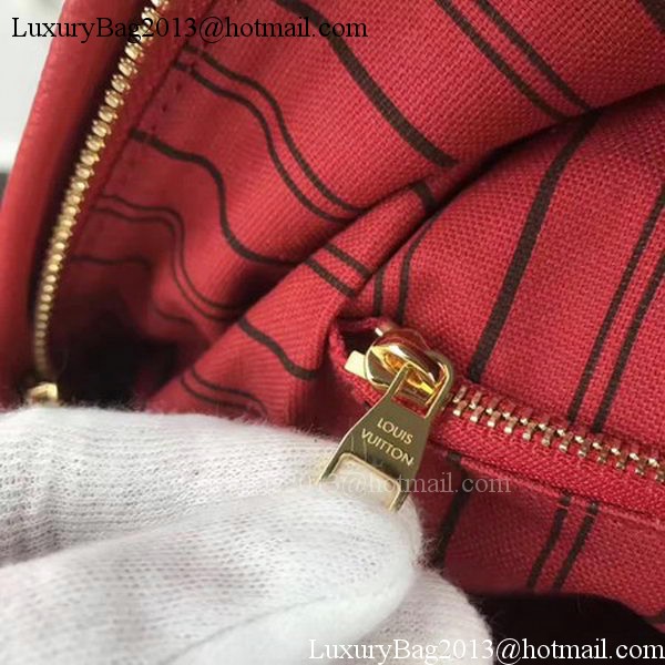 Louis Vuitton Monogram Empreinte SORBONNE BACKPACK M44016 Red