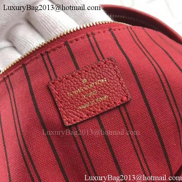 Louis Vuitton Monogram Empreinte SORBONNE BACKPACK M44016 Red