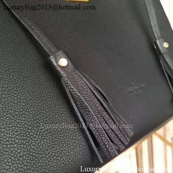 Louis Vuitton Soft Calfskin LOCKMETO M54572 Black