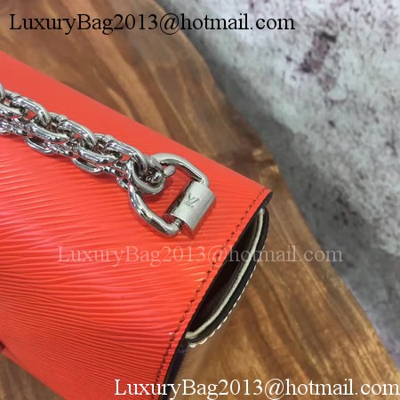 Louis Vuitton Epi Leather TWIST MM M42359 Orange&Blue