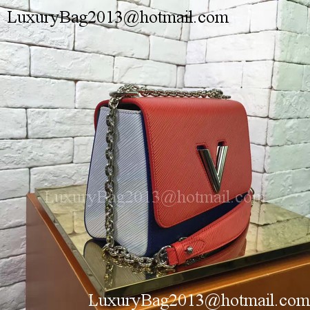 Louis Vuitton Epi Leather TWIST MM M42359 Red&Blue