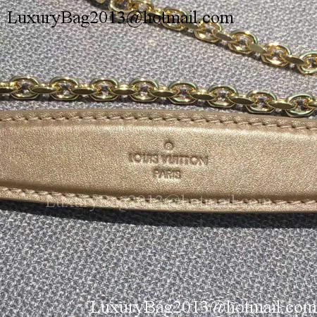 Louis Vuitton Leather Evening Bag LOVE NOTE M54501 Apricot