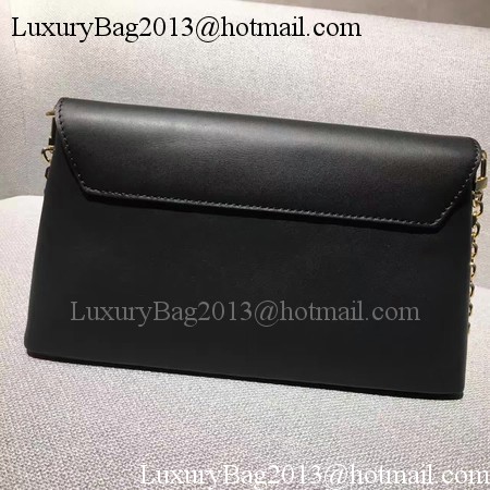 Louis Vuitton Leather Evening Bag LOVE NOTE M54501 Black