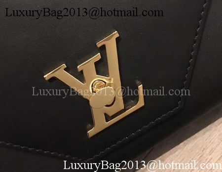 Louis Vuitton Leather Evening Bag LOVE NOTE M54501 Black