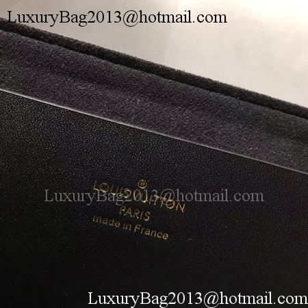 Louis Vuitton Leather Evening Bag LOVE NOTE M54501 Black