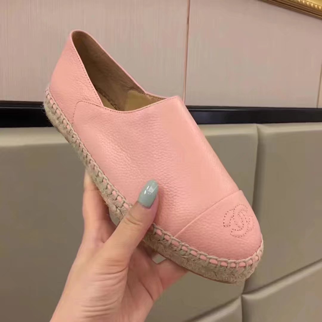 Chanel Casual Shoes Leather CH2145 Pink