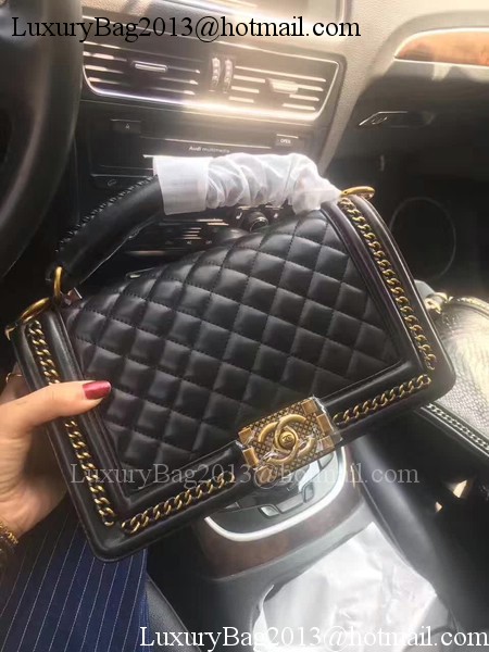 Boy Chanel Flap Bag Original Calfskin Leather A67086B Black