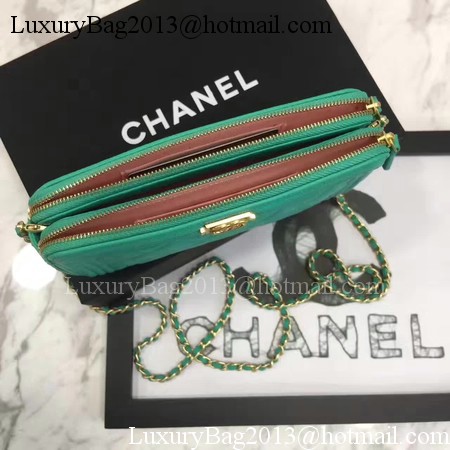 Boy Chanel Flap Bag Original Cannage Pattern CHA3369 Green