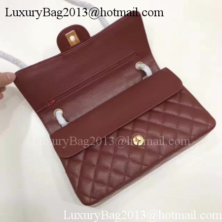 Chanel 2.55 Series Flap Bags Original Cannage Pattern A1112 Wine