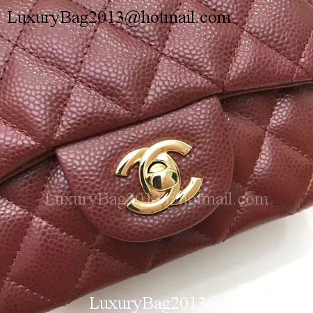 Chanel Classic MINI Flap Bag Original Cannage Pattern A1115 Wine