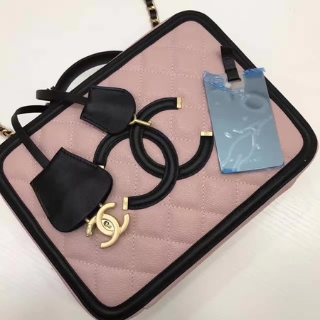 Chanel Cosmetic Bag Original Sheepskin Leather A58695 Pink
