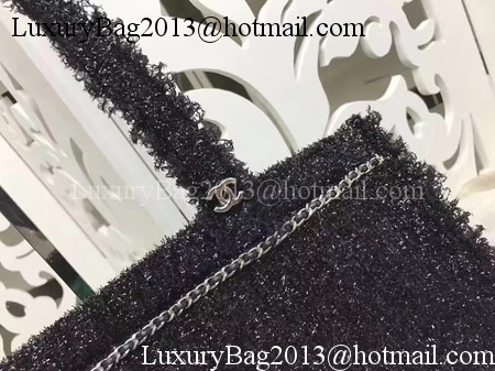 Chanel Large Fabric Tote Shopping Bag A94646 Black