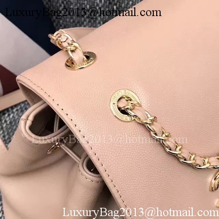 Chanel Original Leather Backpack CHA2590 Apricot