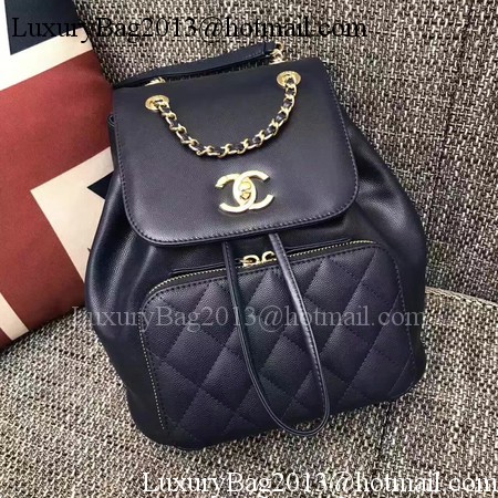 Chanel Original Leather Backpack CHA2590 Black