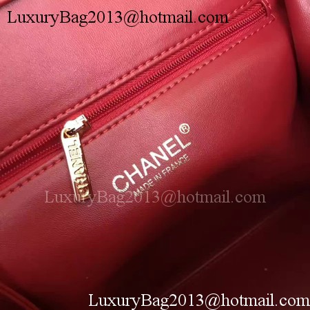 Chanel Original Leather Backpack CHA2590 Red