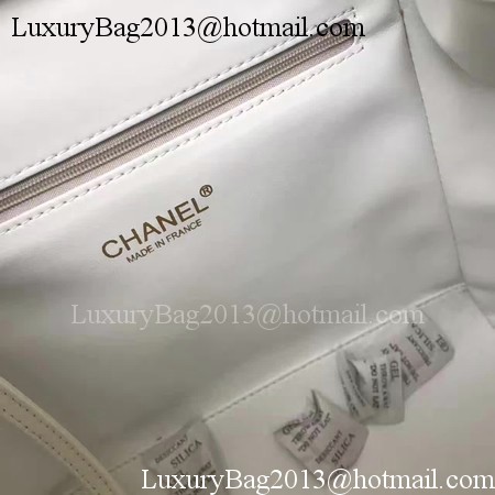 Chanel Original Leather Backpack CHA2590 White