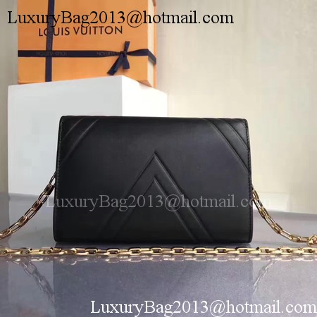 Louis Vuitton CHAIN LOUISE GM Shoulder Bag M54230 Black