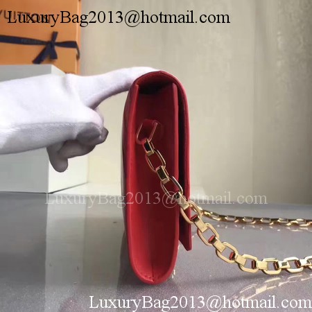 Louis Vuitton CHAIN LOUISE GM Shoulder Bag M54230 Red