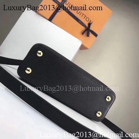 Louis Vuitton Original Leather CAPUCINES BB M54419 Black