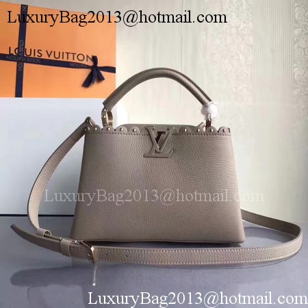 Louis Vuitton Original Leather CAPUCINES BB M54419 Grey