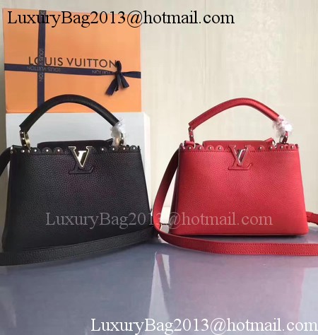 Louis Vuitton Original Leather CAPUCINES BB M54419 Red