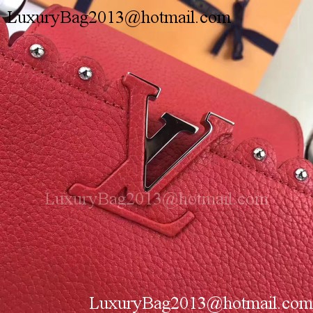 Louis Vuitton Original Leather CAPUCINES BB M54419 Red