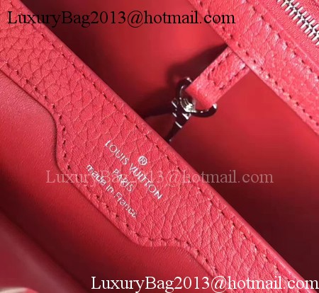 Louis Vuitton Original Leather CAPUCINES BB M54419 Red