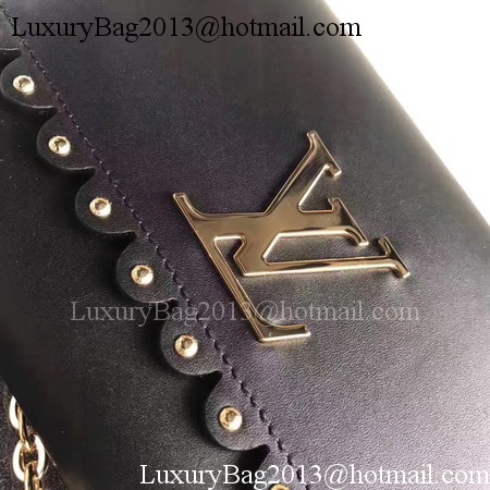 Louis Vuitton Original Leather LOUISE MM M54584 Black