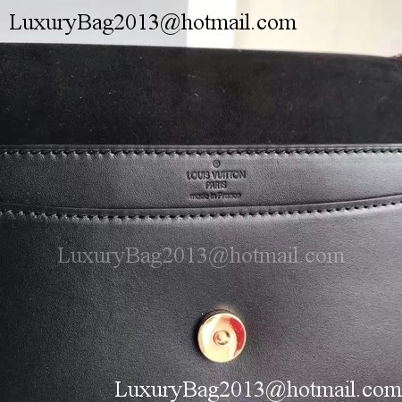 Louis Vuitton Original Leather LOUISE MM M54584 Black