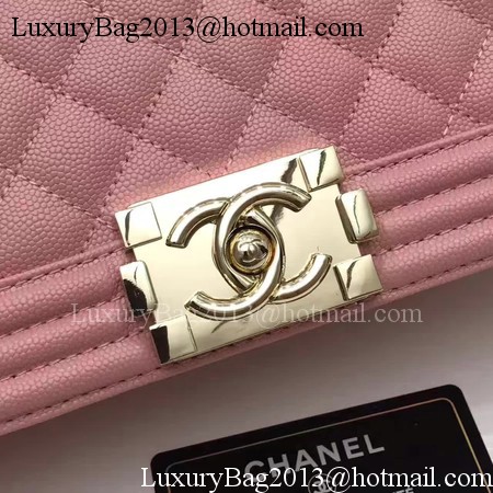 Boy Chanel Flap Bag Original Cannage Pattern Leather A67086 Black