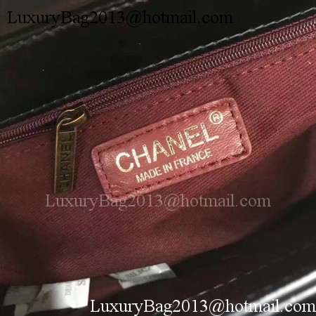 Chanel 2.55 Series Flap Bags Original Bright Leather A56987 Black