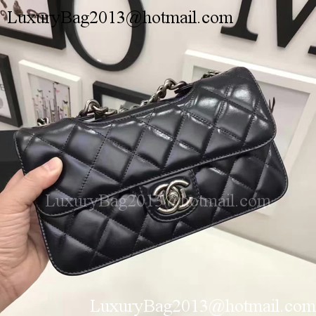 Chanel 2.55 Series Flap Bags Original Bright Leather A56987 Black