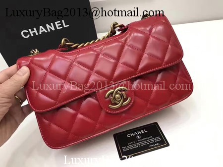 Chanel 2.55 Series Flap Bags Original Bright Leather A56987 Red