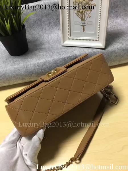 Chanel 2.55 Series Flap Bags Original Sheepskin Leather A91365 Apricot