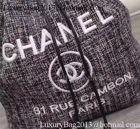 Chanel 31 Rue Cambon Hobo Bag Original Fabric A66918 Black&White