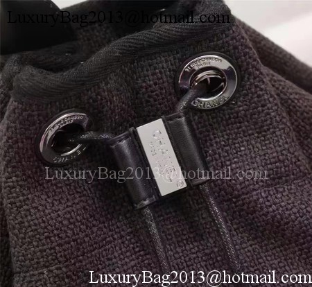 Chanel 31 Rue Cambon Hobo Bag Original Fabric A66918 Black