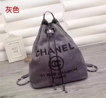 Chanel 31 Rue Cambon Hobo Bag Original Fabric A66918 Grey