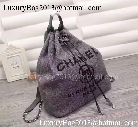 Chanel 31 Rue Cambon Hobo Bag Original Fabric A66918 Grey