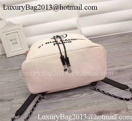 Chanel 31 Rue Cambon Hobo Bag Original Fabric A66918 OffWhite
