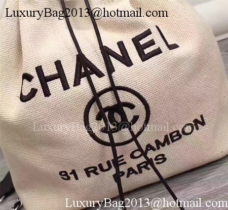 Chanel 31 Rue Cambon Hobo Bag Original Fabric A66918 OffWhite