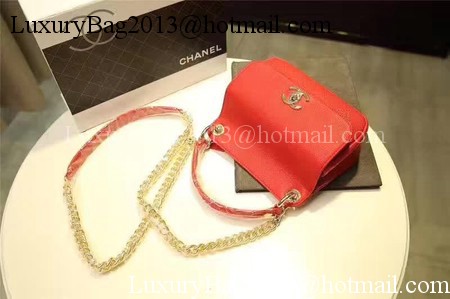 Chanel Classic Flap Bag Cannage Pattern Leather A93756 Red