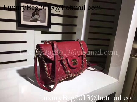 Chanel Classic Flap Bag Sheepskin Leather CHA8006 Red