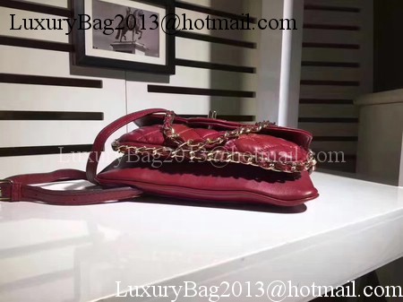 Chanel Classic Flap Bag Sheepskin Leather CHA8006 Red