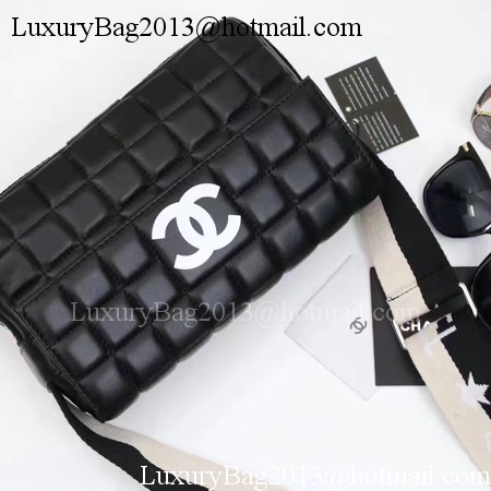 Chanel Flap Shoulder Bag Sheepskin Leather CHA8956 Black