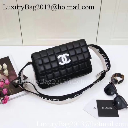 Chanel Flap Shoulder Bag Sheepskin Leather CHA8956 Black
