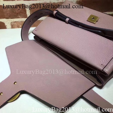 Gucci GG Marmont Leather Shoulder Bag 401173 Pink
