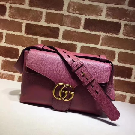 Gucci GG Marmont Leather Shoulder Bag 401173 Rose