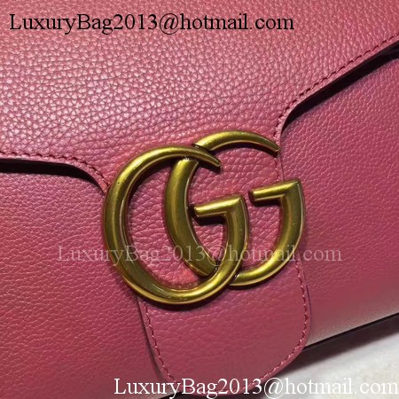 Gucci GG Marmont Leather Shoulder Bag 401173 Rose