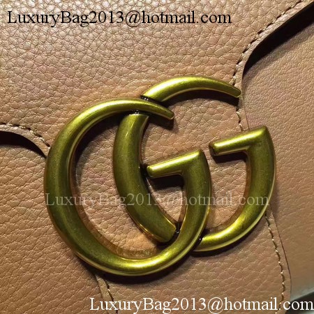 Gucci GG Marmont Leather Shoulder Bag 401173 Wheat
